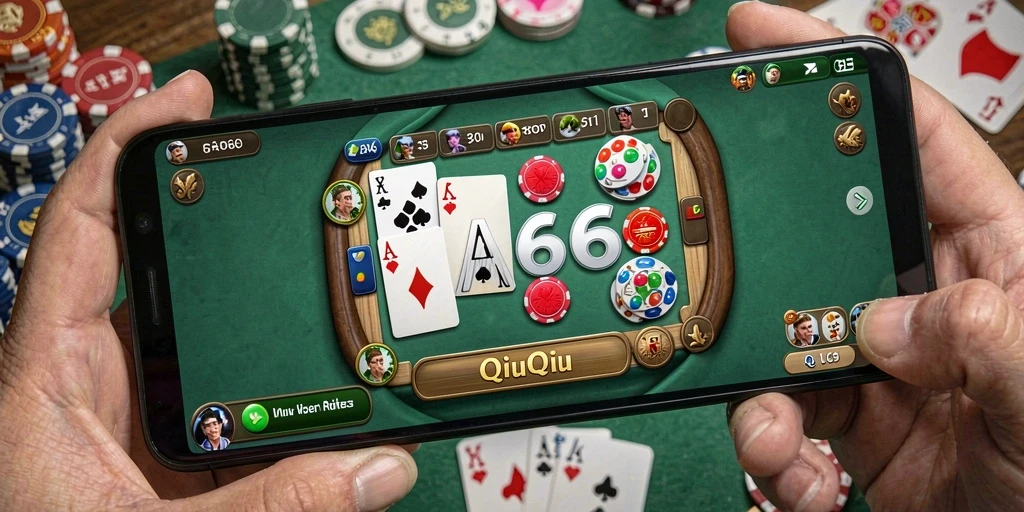 Tampilan gameplay mendebarkan dari game QiuQiu AA666.
