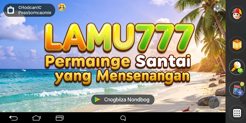 Tampilan gameplay yang cerah dan menarik dari LAMPU777.