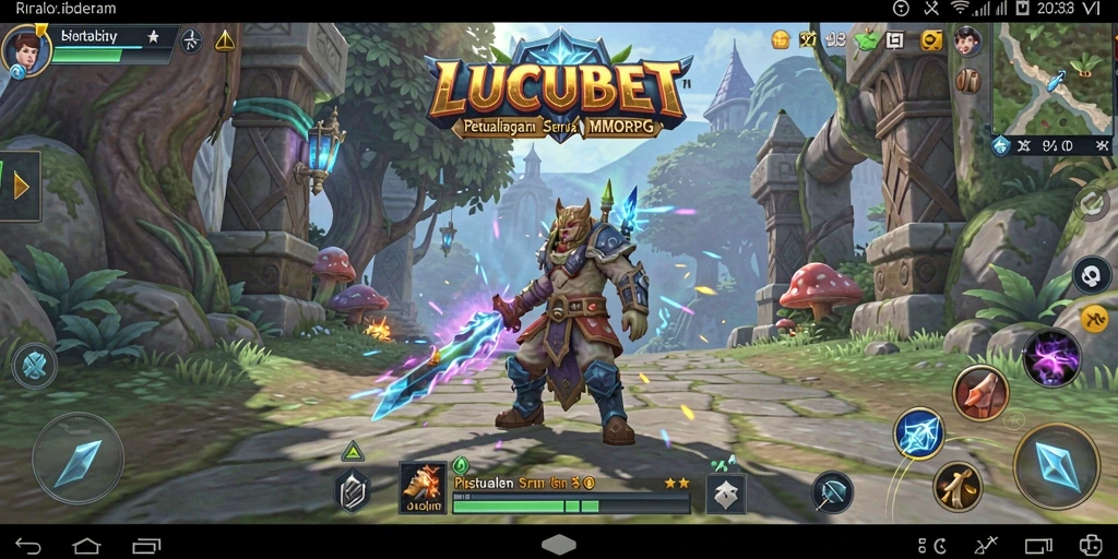Tampilan gameplay LUCUBET yang seru dan menawan dalam dunia MMORPG.