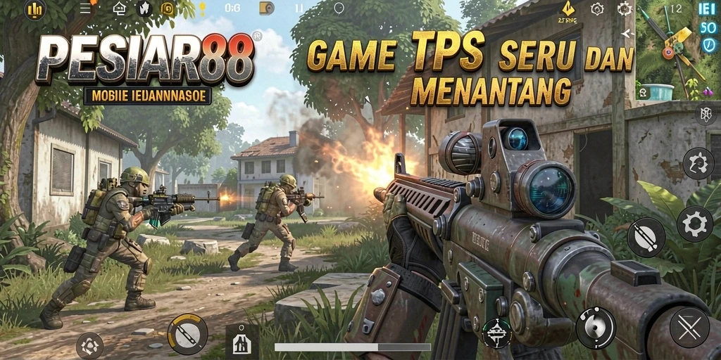 Screenshot gameplay PESIAR88 yang menunjukkan aksi seru dalam TPS.