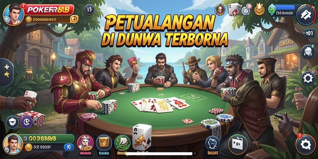 Gameplay menarik dalam dunia Open World POKER88.