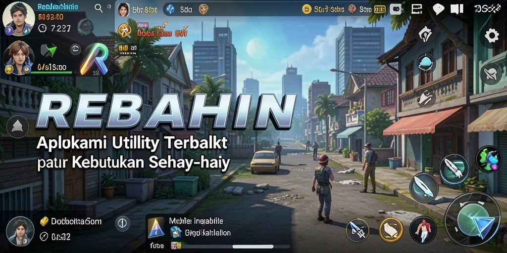 Tampilan antarmuka REBAHIN yang user-friendly dan fungsional.