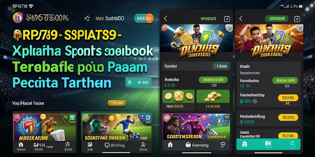 Tampilan gameplay RP6789 menunjukkan berbagai pilihan taruhan olahraga.