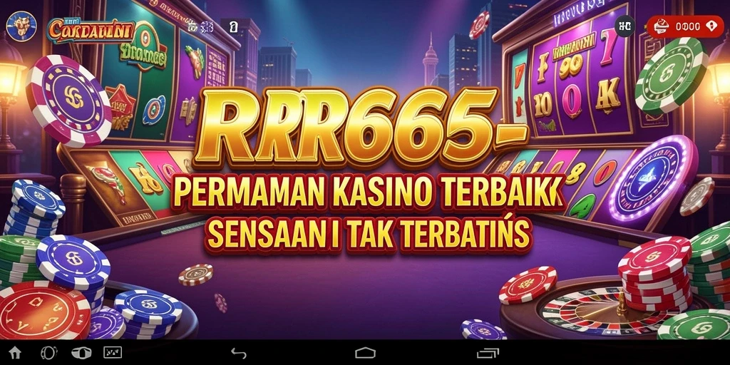 Tampilan gameplay Kasino yang menegangkan dan menarik di RR666.
