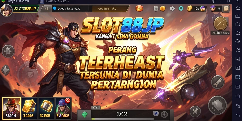 Tampilan menegangkan dari gameplay <strong>SLOT88JP</strong> yang memperlihatkan duel berapi-api.